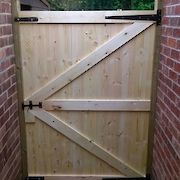 Cladding Gate Back, Untreated