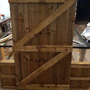 6ft x 4ft Gate Rear View