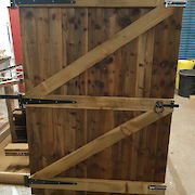 6ft x 4ft Three Hinge Gate Rear View