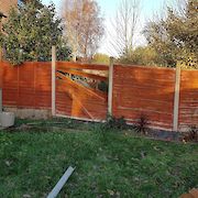 Before Fence Panel Replacement Nottingham